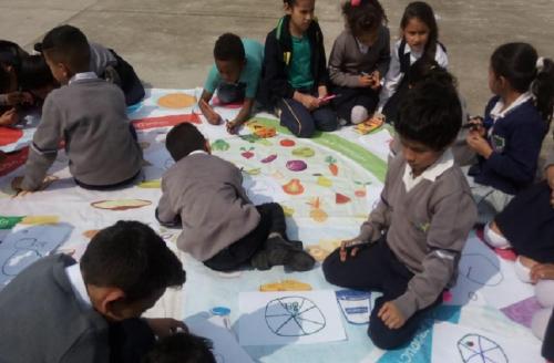 En Mosquera niños aprenden de nutrición